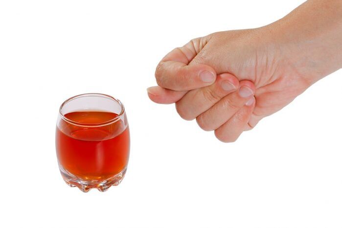 Rechazo de alcohol